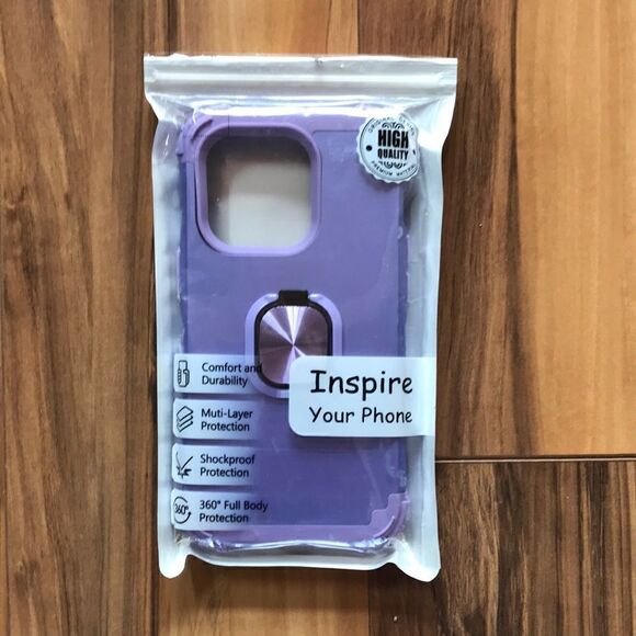 NEW Inspire IPhone 14 Pro Purple Phone Case - Picture 2 of 5